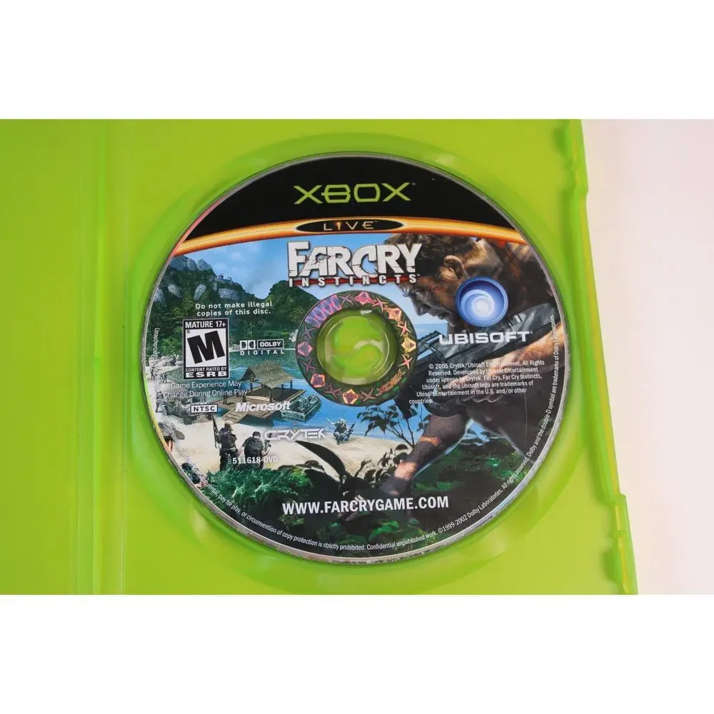 Far Cry: Instincts (Microsoft Xbox, 2005) Authentic, Tested/Works